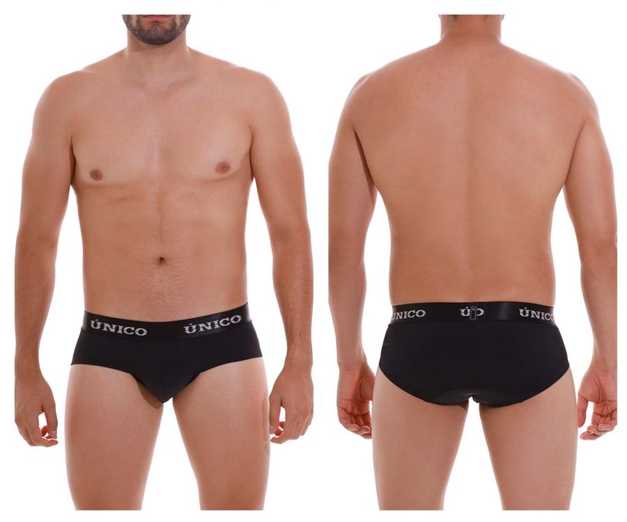 Unico 22120201103 Intenso A22 Briefs Color 99-Black - DealByEthan.gay loves Unico