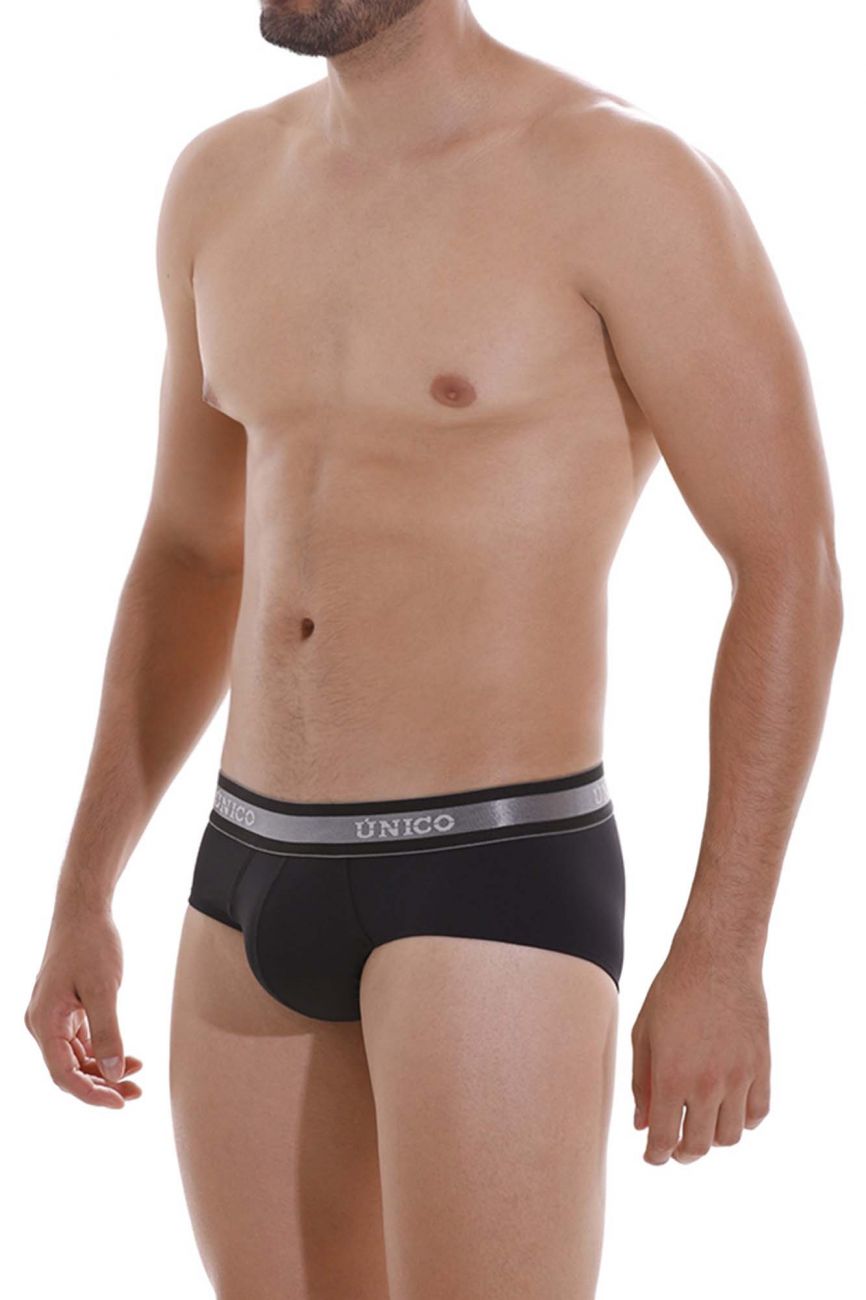 Unico 22120201114 Nebuloso M22 Briefs Color 99-Black - DealByEthan.gay loves Unico