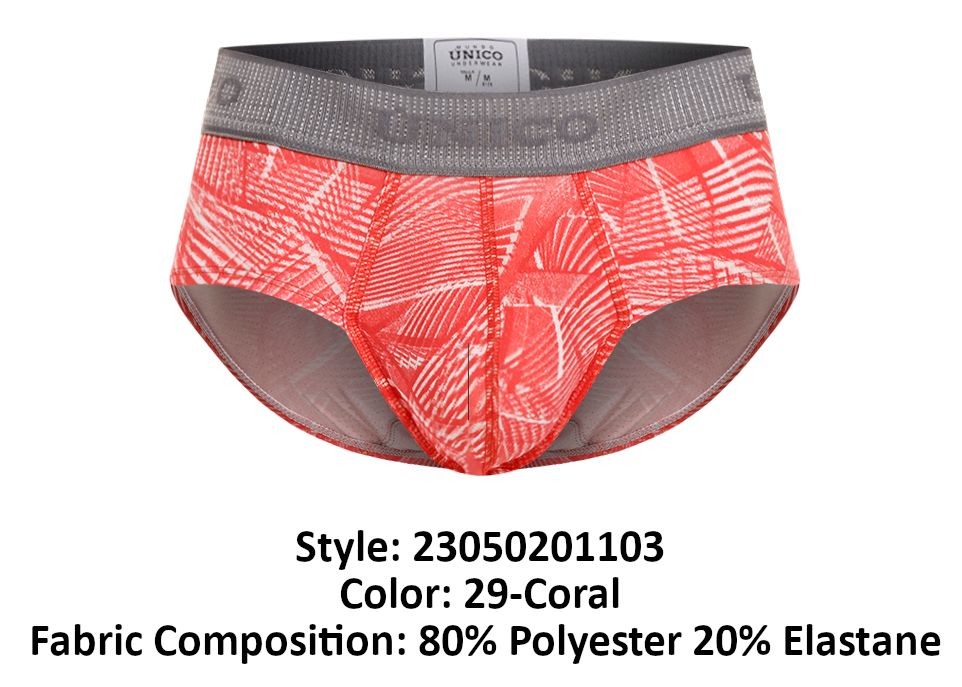 Unico 23050201103 Talante Briefs Color 29-Coral - DealByEthan.gay loves Unico