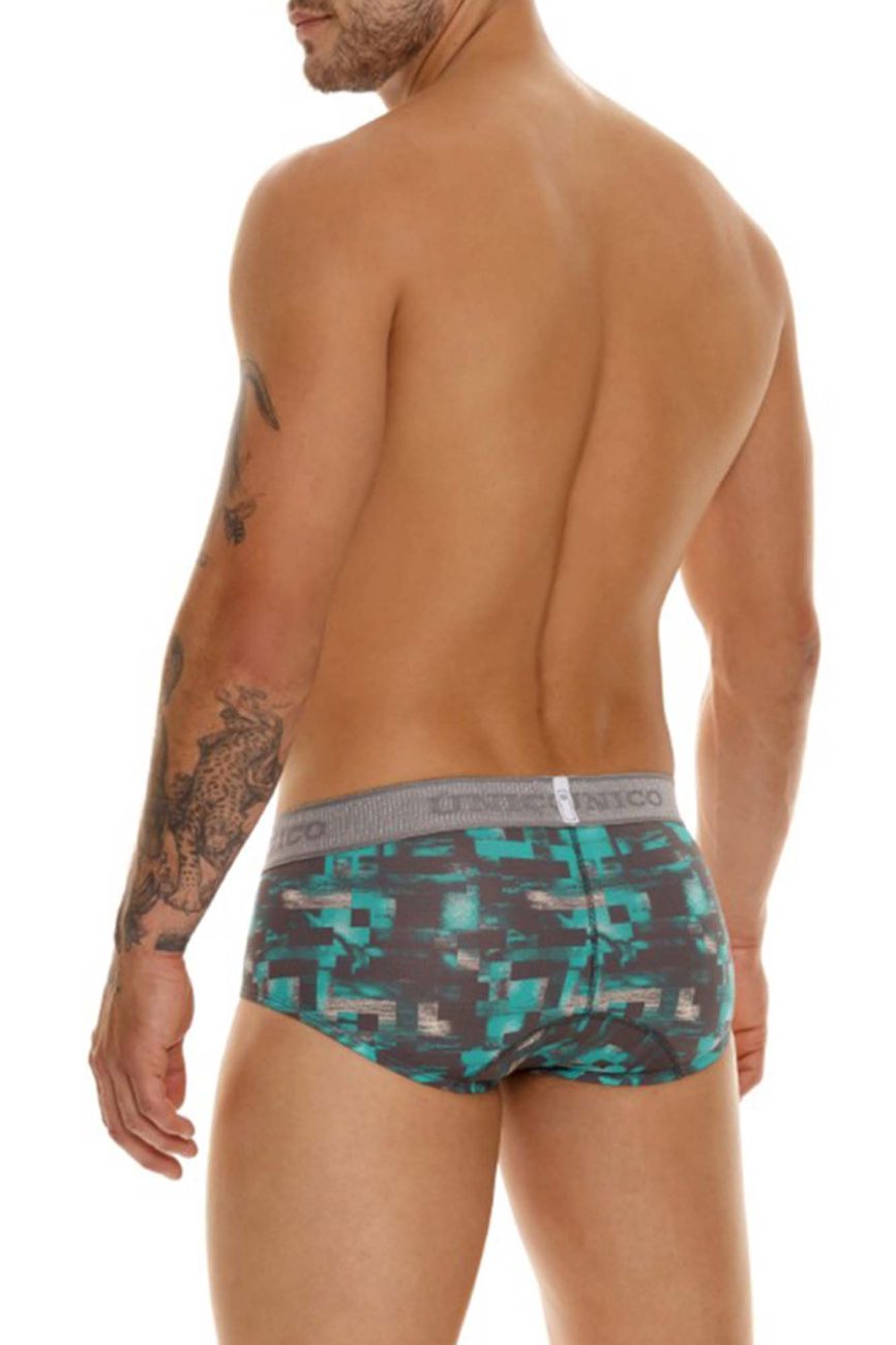 Unico 23050201104 Escaque Briefs Color 63-Green - DealByEthan.gay loves Unico