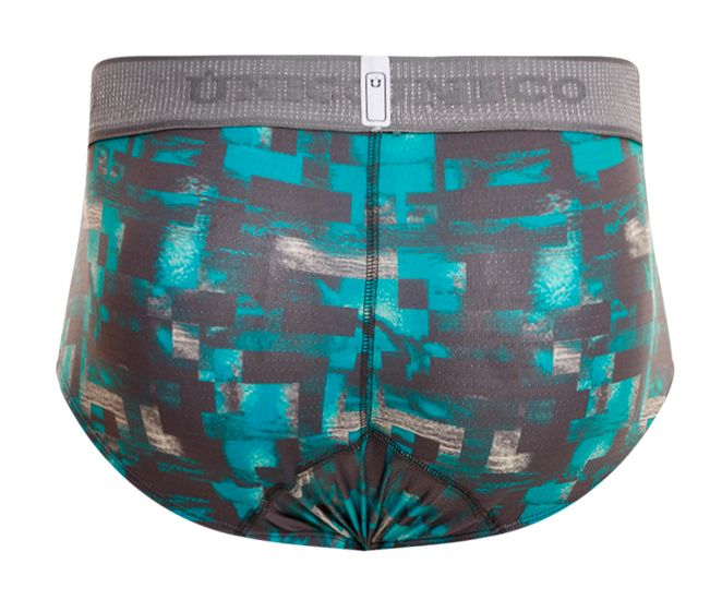 Unico 23050201104 Escaque Briefs Color 63-Green - DealByEthan.gay loves Unico