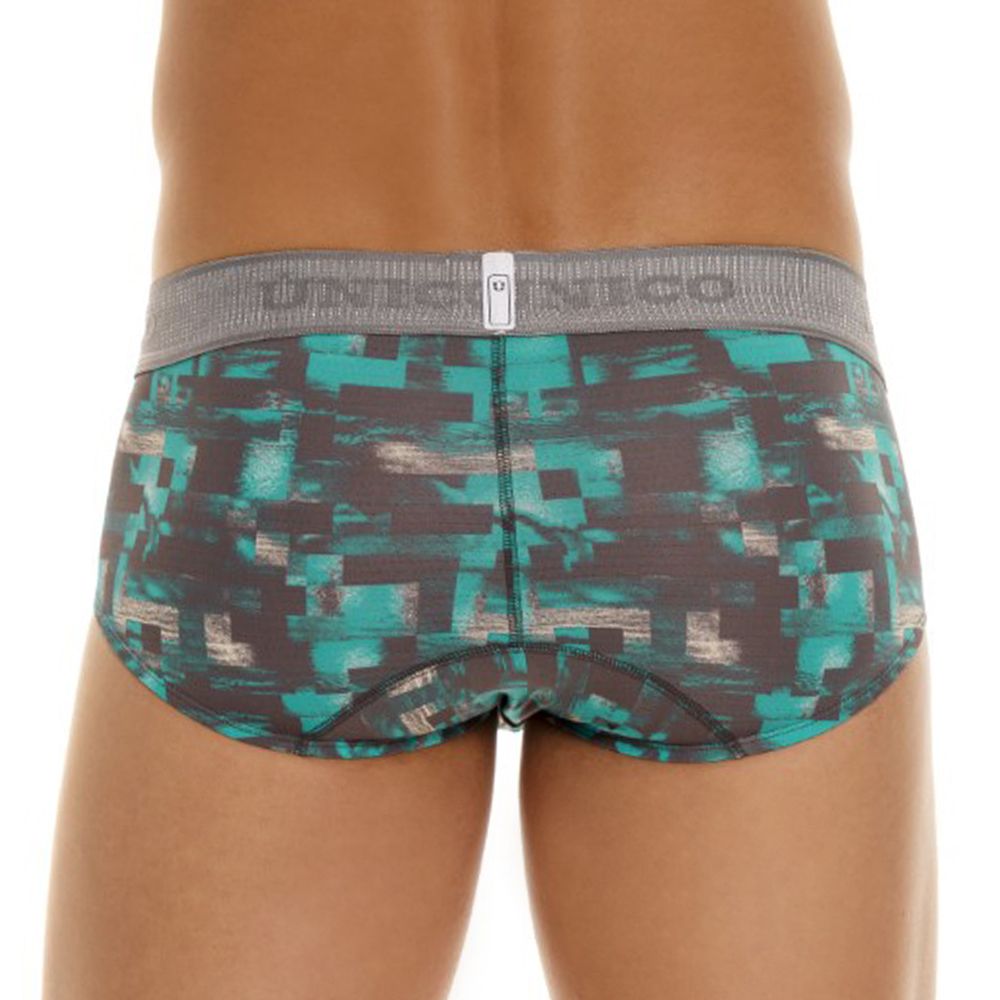Unico 23050201104 Escaque Briefs Color 63-Green - DealByEthan.gay loves Unico