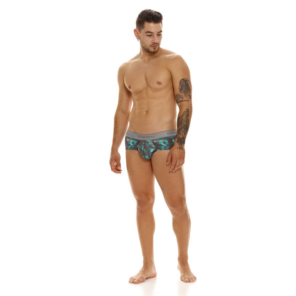 Unico 23050201104 Escaque Briefs Color 63-Green - DealByEthan.gay loves Unico