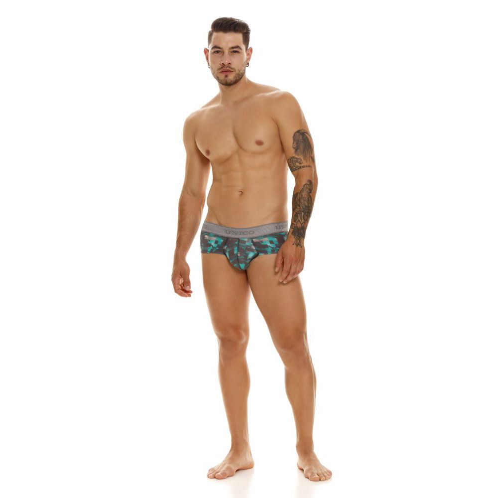 Unico 23050201104 Escaque Briefs Color 63-Green - DealByEthan.gay loves Unico