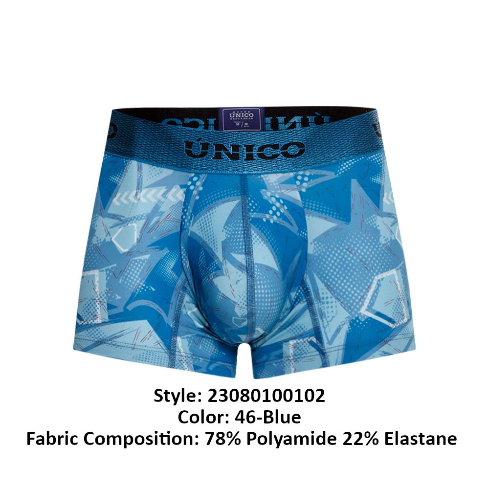 Unico 23080100102 Escantillon Trunks Color 46-Blue - DealByEthan.gay loves Unico