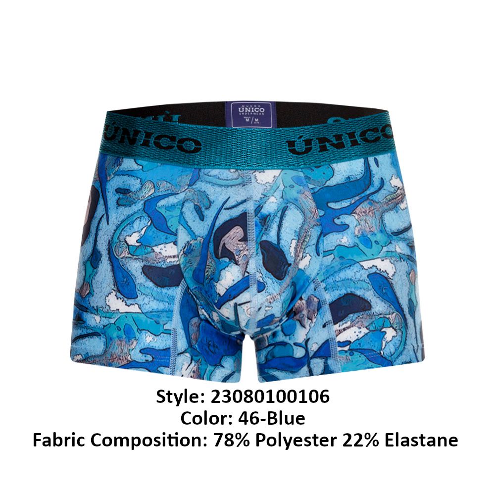 Unico 23080100106 Atlantida Trunks Color 46-Blue - DealByEthan.gay loves Unico