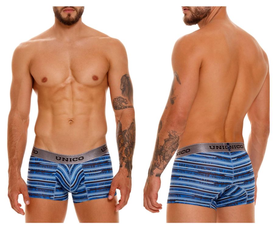 Unico 23080100114 Rayado Trunks Color 43-Blue - DealByEthan.gay loves Unico