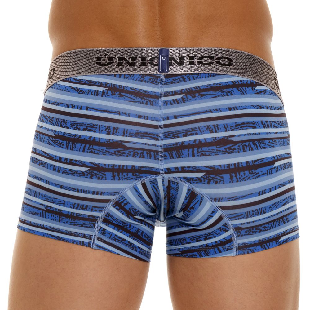 Unico 23080100114 Bóxer Rayado Color 43-Azul