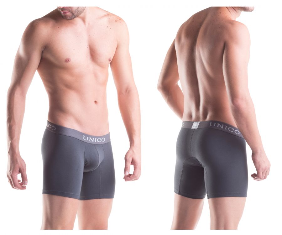 Unico 1200090196 (9612010020596) Calzoncillos Boxer Asfalto Algodón Color Gris