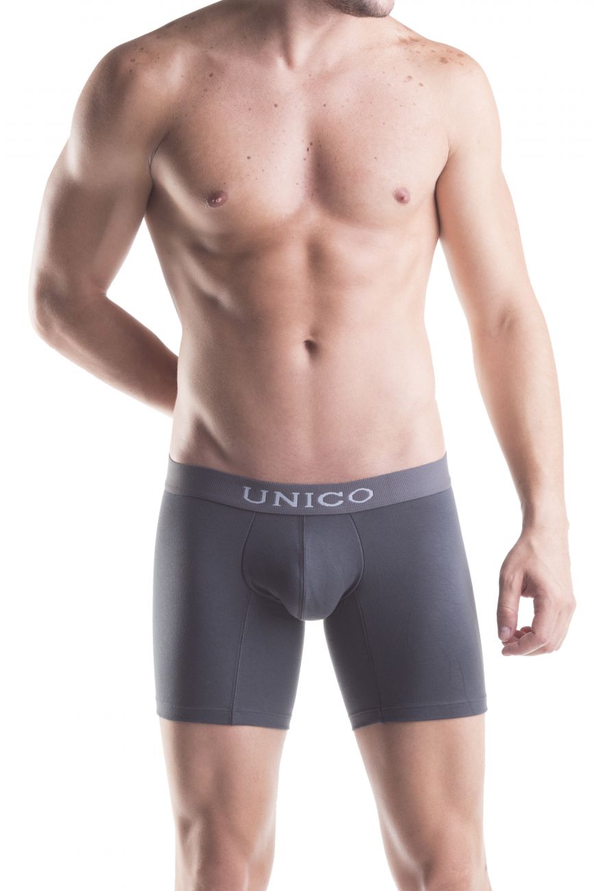 Unico 1200090196 (9612010020596) Calzoncillos Boxer Asfalto Algodón Color Gris