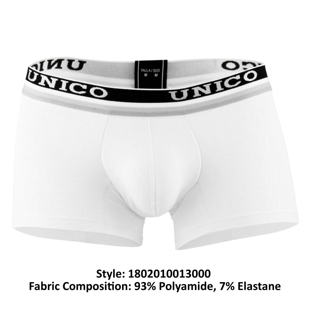 Unico 1802010013000 Calzoncillos tipo bóxer Reconnect Color Blanco