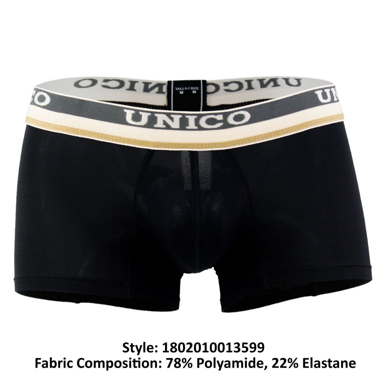 Unico 1802010013599 Calzoncillos Boxer Visionario Color Negro