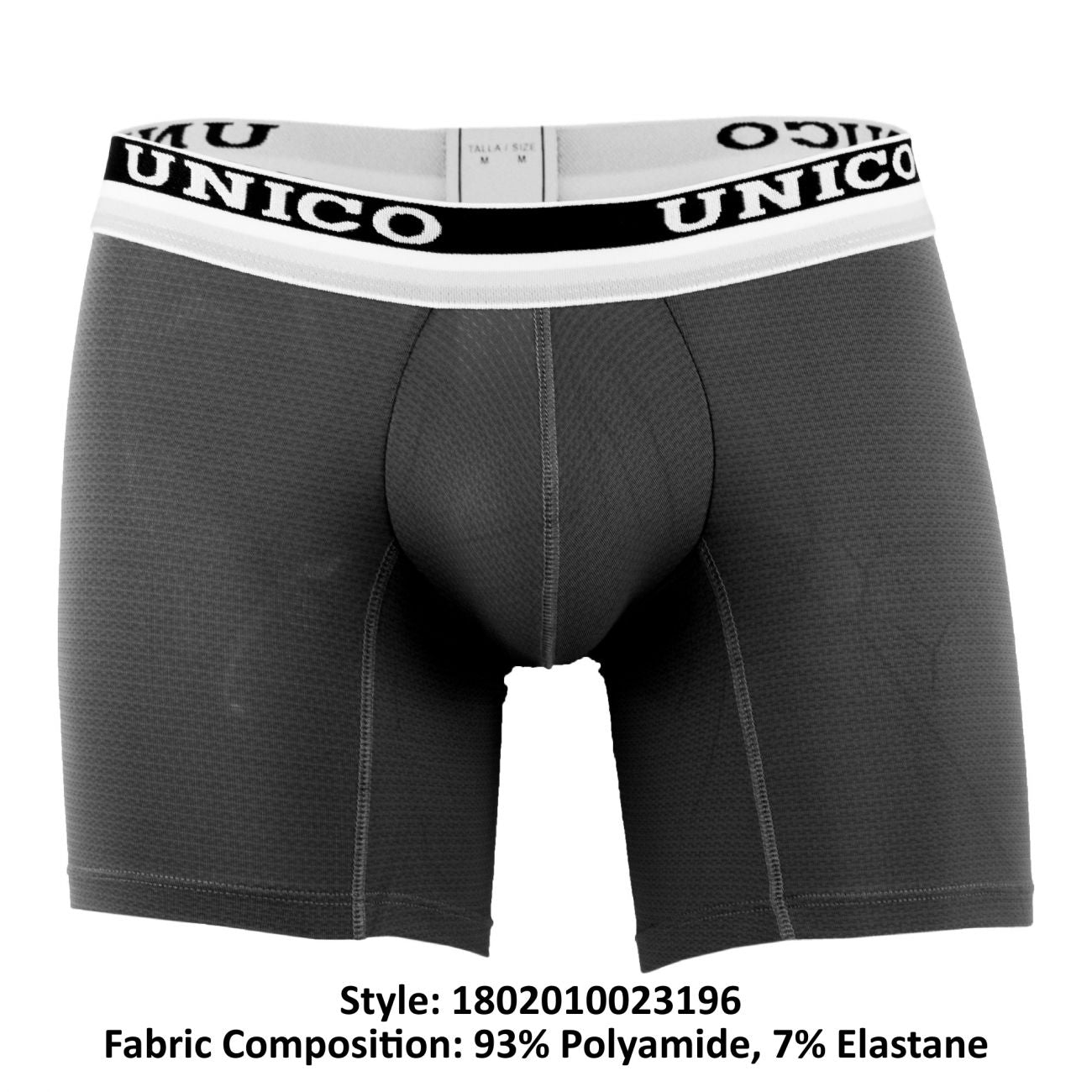 Unico 1802010023196 Calzoncillos Boxer Raiz Color Negro