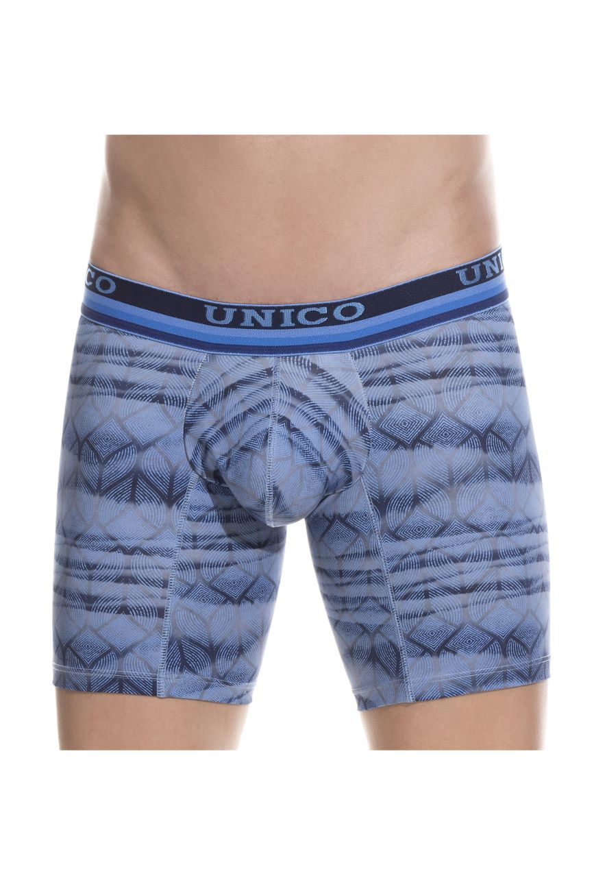 Unico 1802010023446 Calzoncillos Boxer Color Raíz Azul