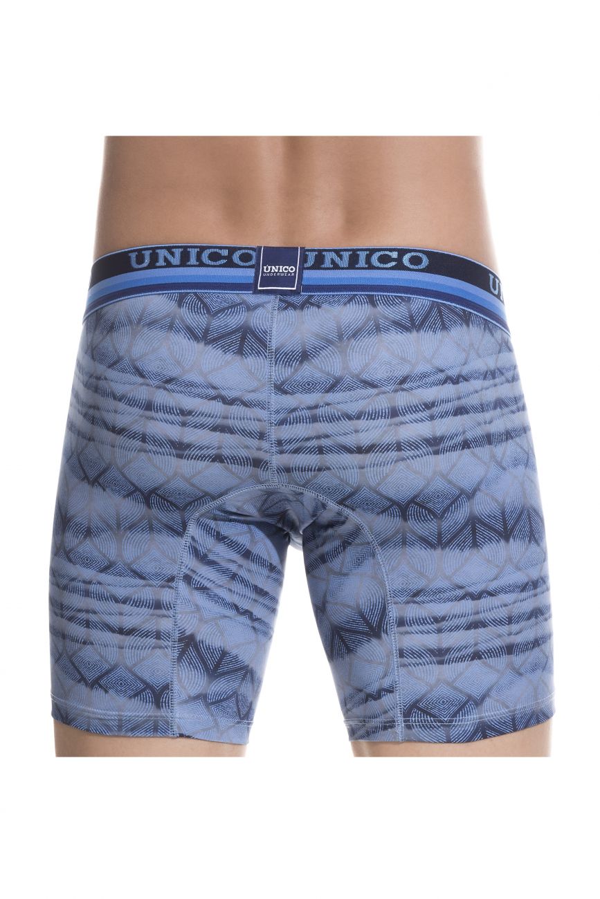 Unico 1802010023446 Calzoncillos Boxer Color Raíz Azul