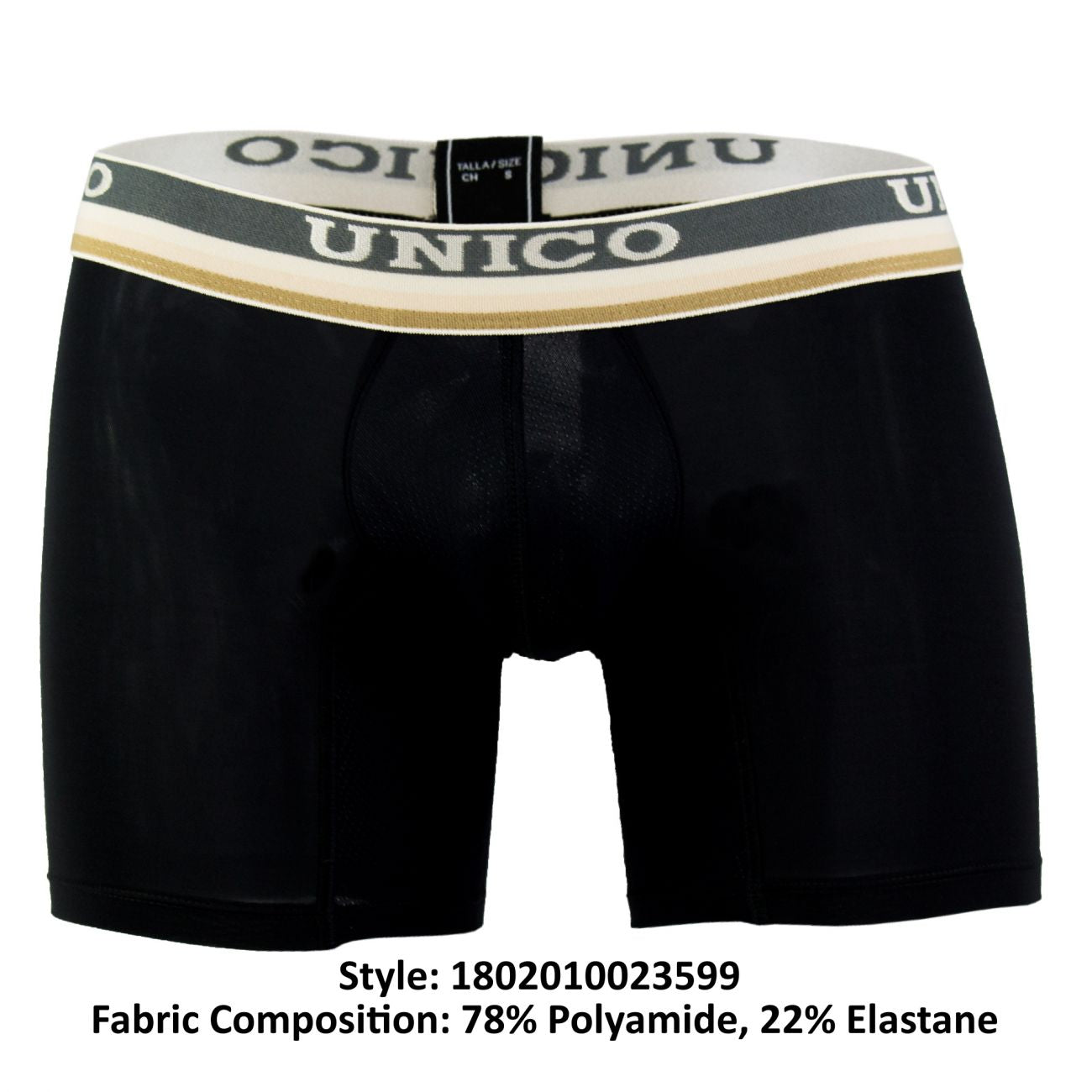 Unico 1802010023599 Calzoncillos Boxer Visionario Color Negro