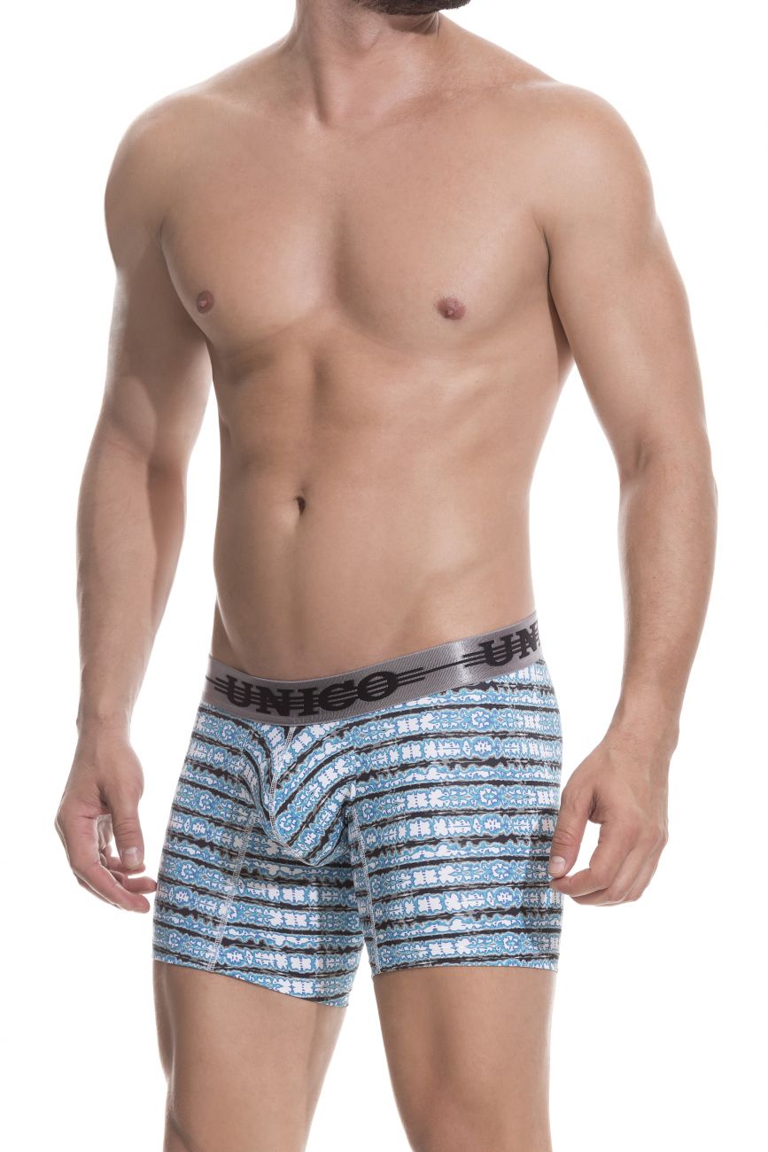 Unico 1802010025146 Calzoncillos Boxer Track Color Azul