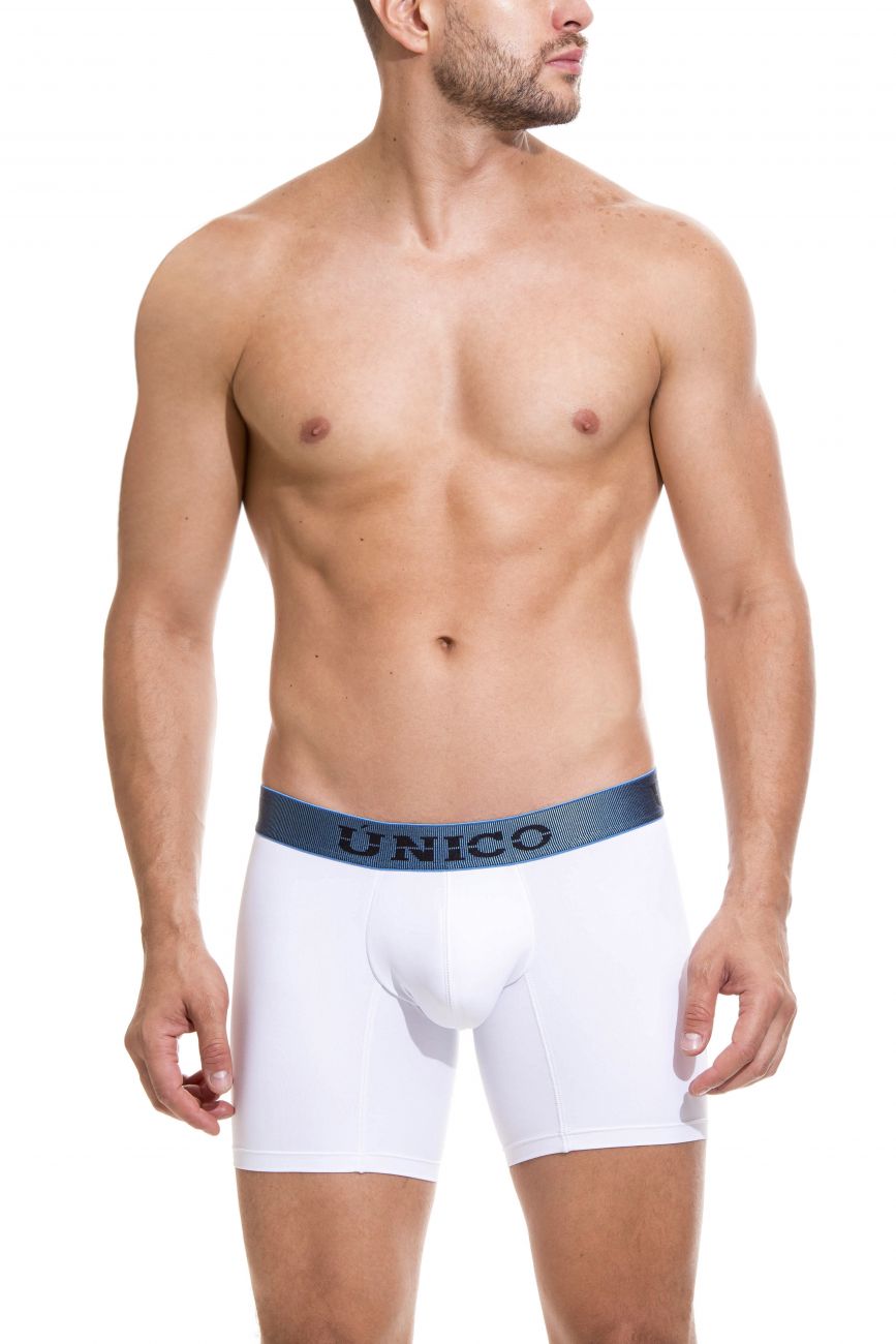 Unico 1901010021600 Calzoncillos tipo bóxer Imagine Color Blanco