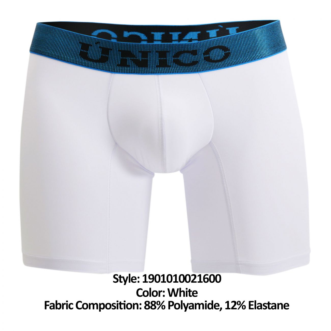 Unico 1901010021600 Calzoncillos tipo bóxer Imagine Color Blanco