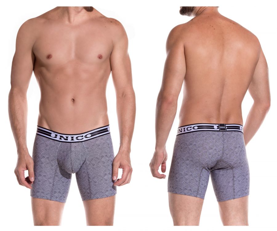 Unico 1902010022863 Calzoncillos Boxer Techne Color Negro-Blanco