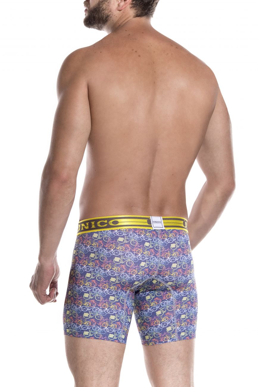 Unico 1902010023063 Calzoncillos tipo bóxer con estampado de colores atemporales