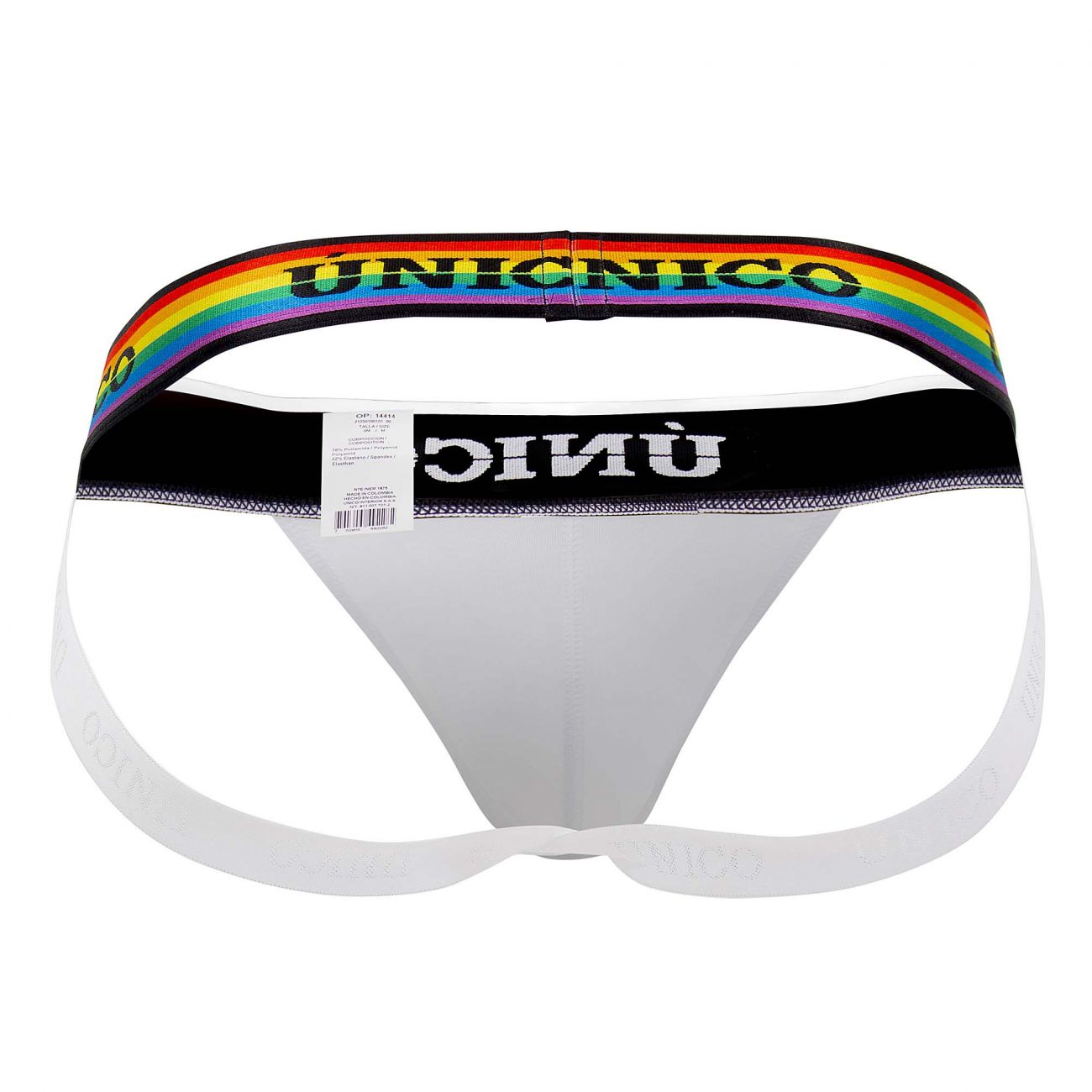 Unico 21050301201 Love Wins Jockstrap Color 00-White