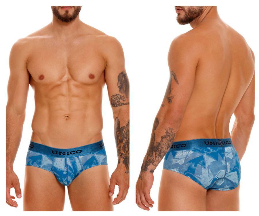 Unico 23080101102 Escantillon Briefs Color 46-Azul