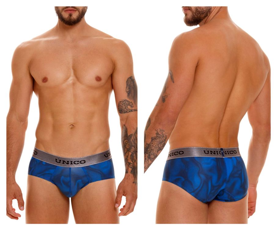 Unico 23080101107 Calzoncillo Oleada Color 46-Azul