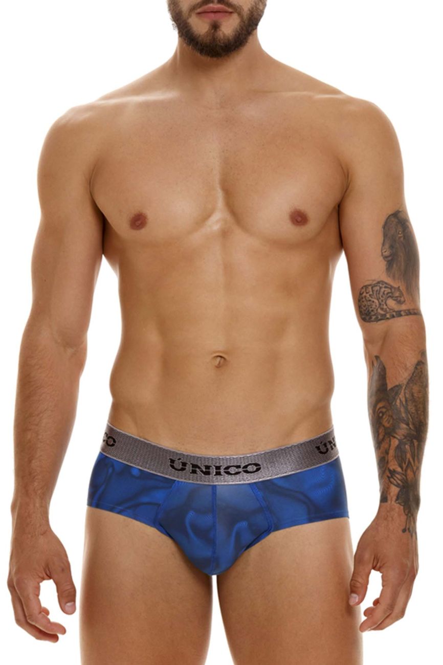 Unico 23080101107 Calzoncillo Oleada Color 46-Azul