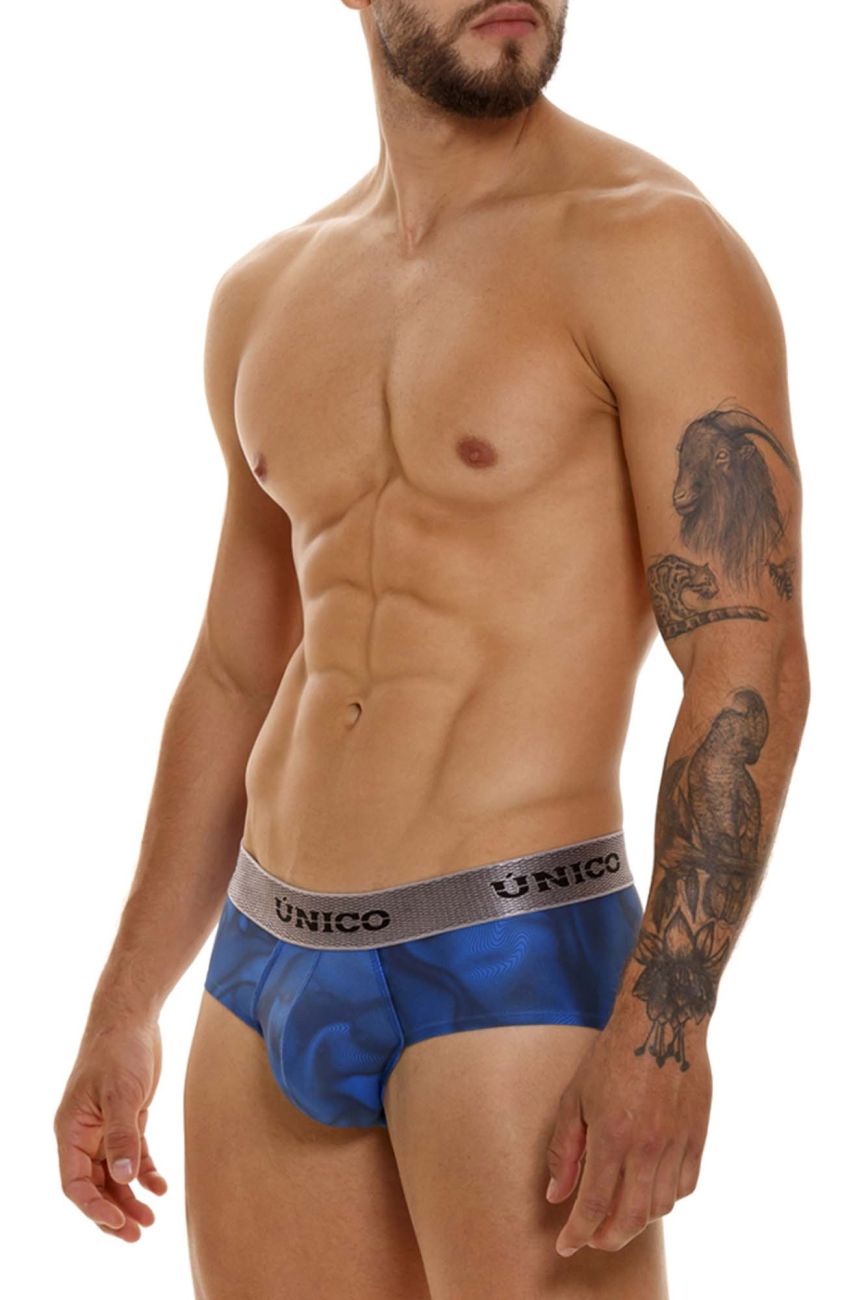 Unico 23080101107 Calzoncillo Oleada Color 46-Azul