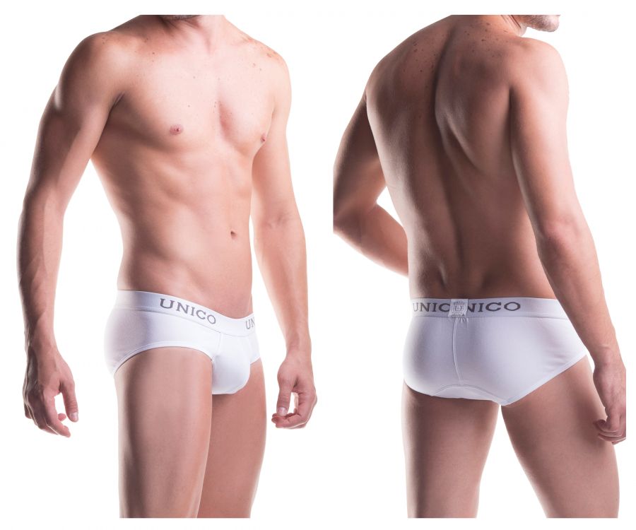Unico 9610050100 (9612020110100) Brief Cristalino Algodón Color Blanco