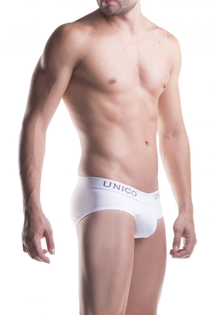 Unico 9610050100 (9612020110100) Brief Cristalino Algodón Color Blanco