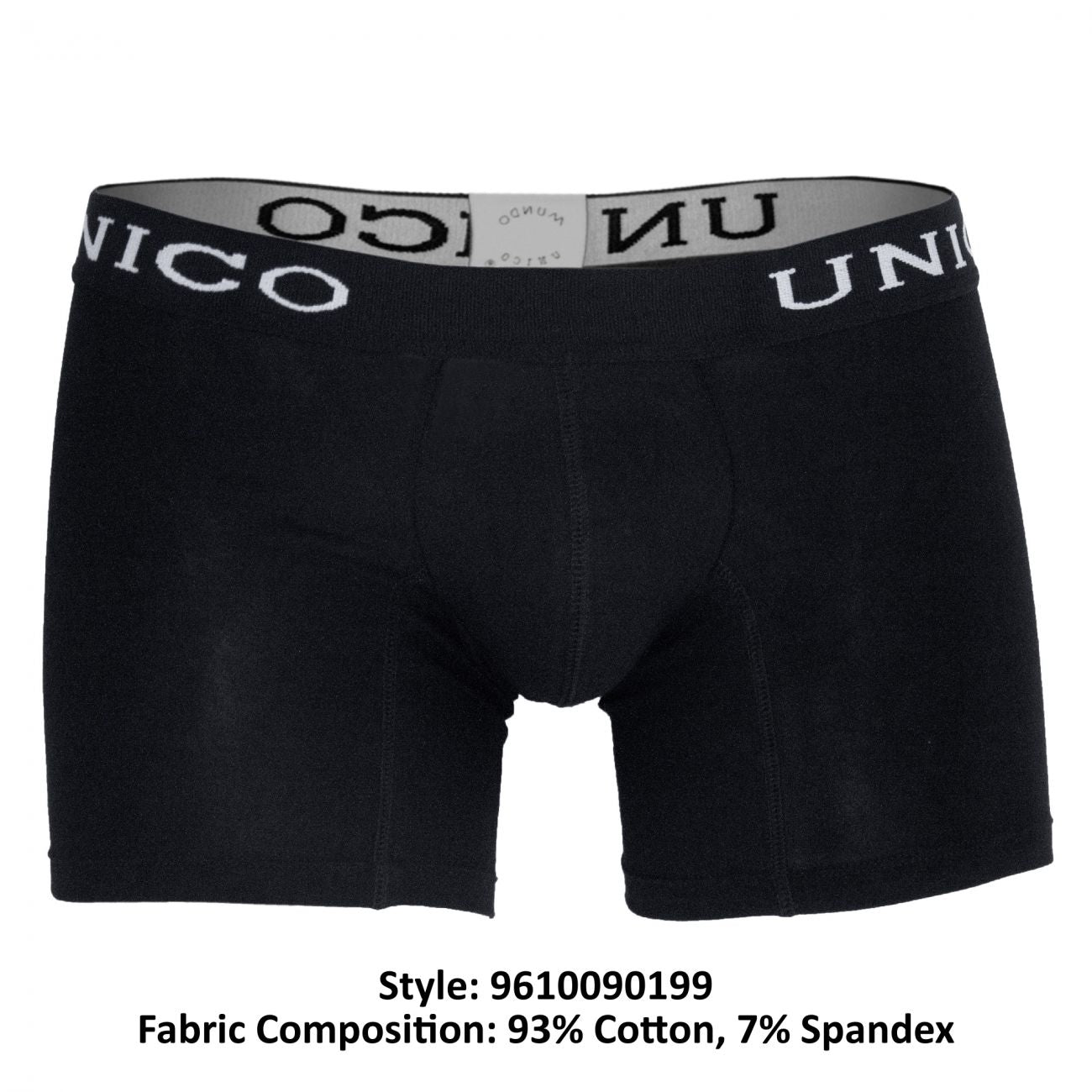 Unico 9610090199 (9612010020399) Calzoncillos Boxer Intenso Algodón Color Negro