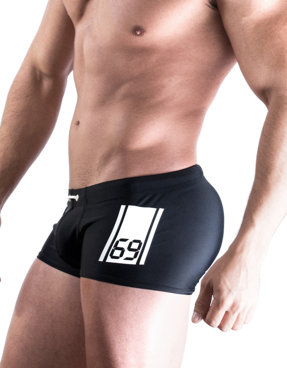 WildmanT "69" SQUARE CUT SWIM BLACK - DealByEthan.gay