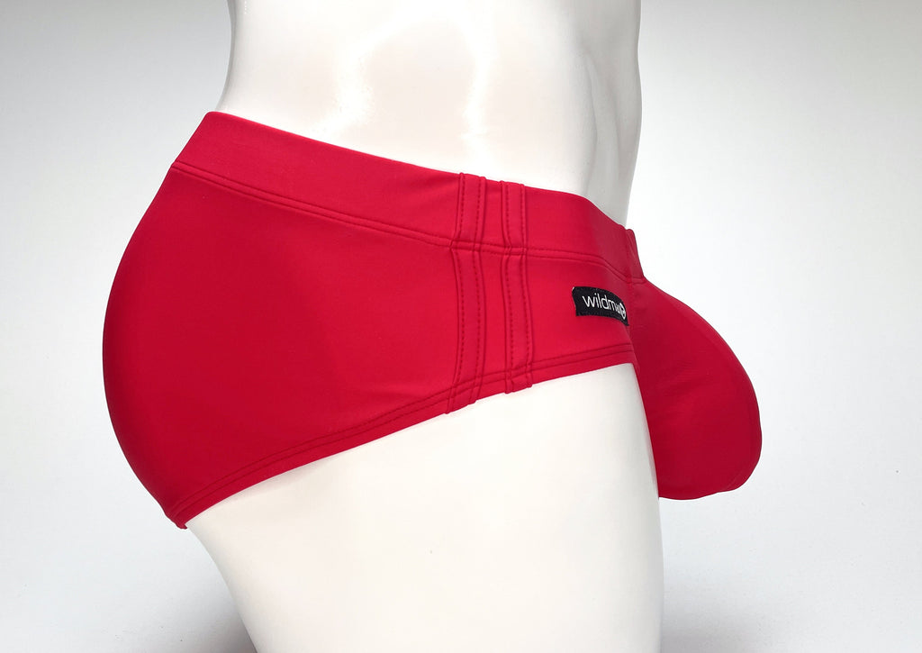 WildmanT Big Boy Pouch Swim Brief Red - DealByEthan.gay loves WildmanT