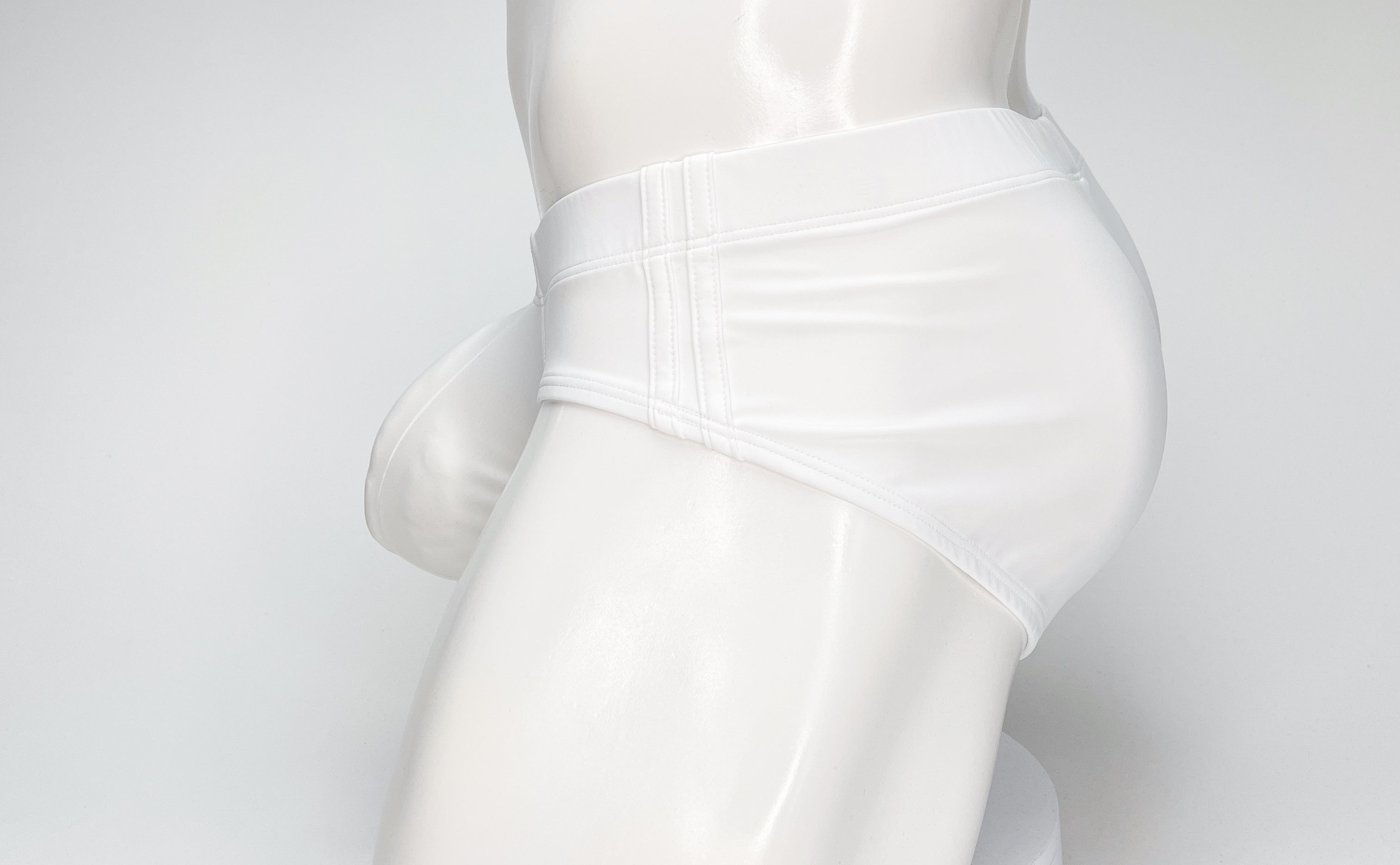 WildmanT Big Boy Pouch Swim Brief White - DealByEthan.gay loves WildmanT