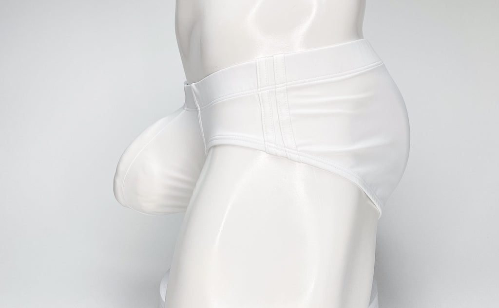 WildmanT Big Boy Pouch Swim Brief White - DealByEthan.gay loves WildmanT
