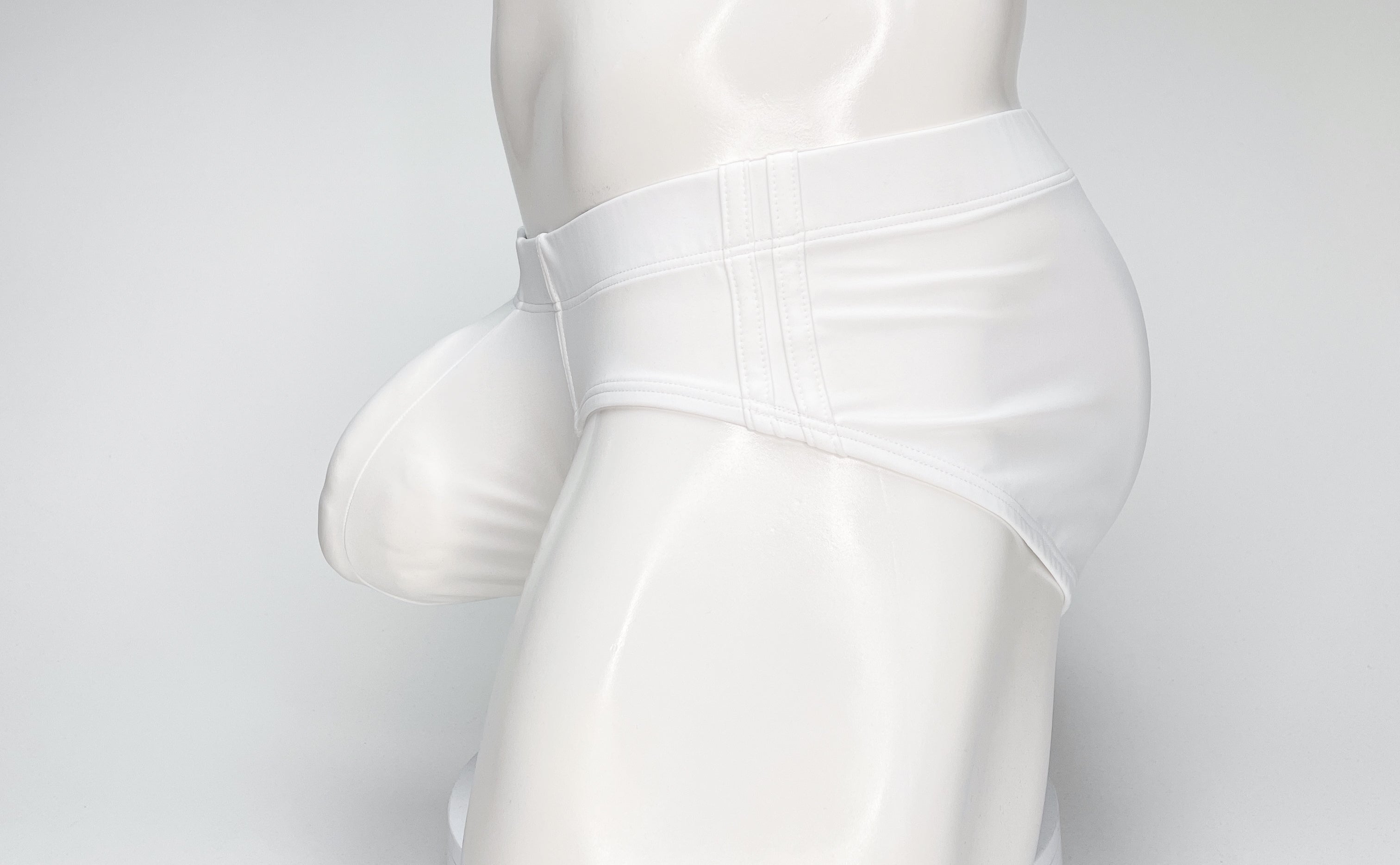 WildmanT Big Boy Pouch Swim Brief White - DealByEthan.gay loves WildmanT