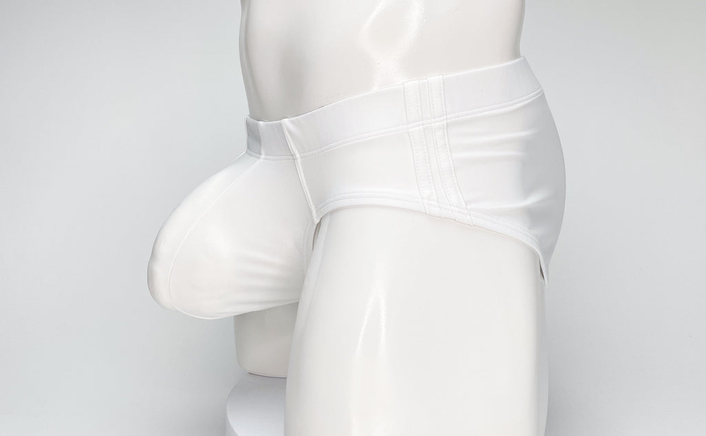 WildmanT Big Boy Pouch Swim Brief White - DealByEthan.gay loves WildmanT