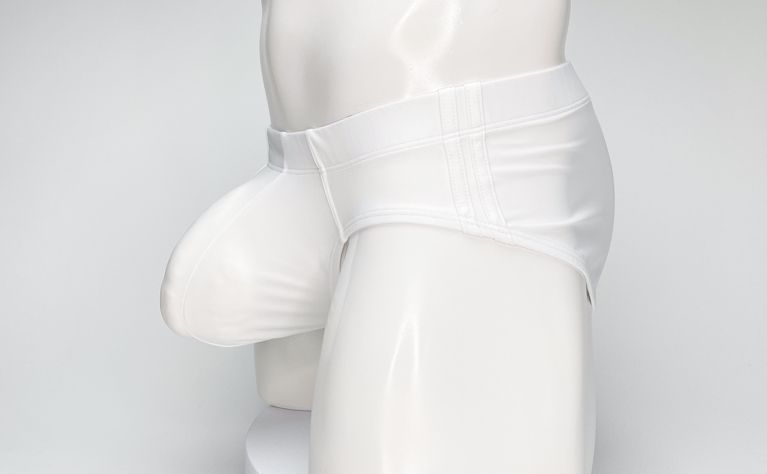 WildmanT Big Boy Pouch Swim Brief White - DealByEthan.gay loves WildmanT