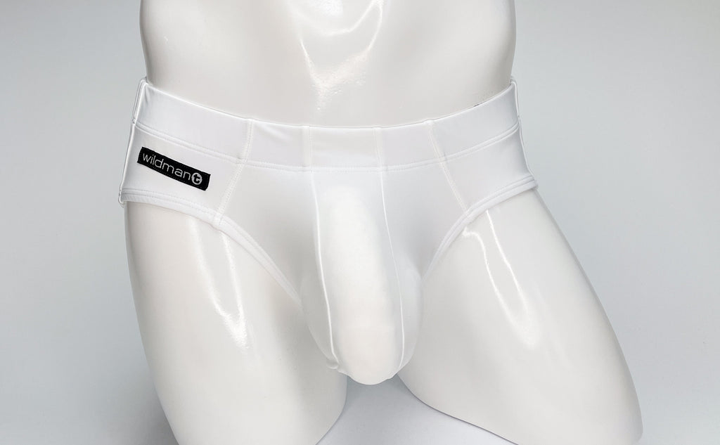 WildmanT Big Boy Pouch Swim Brief White - DealByEthan.gay loves WildmanT