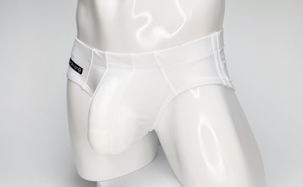 WildmanT Big Boy Pouch Swim Brief White - DealByEthan.gay loves WildmanT
