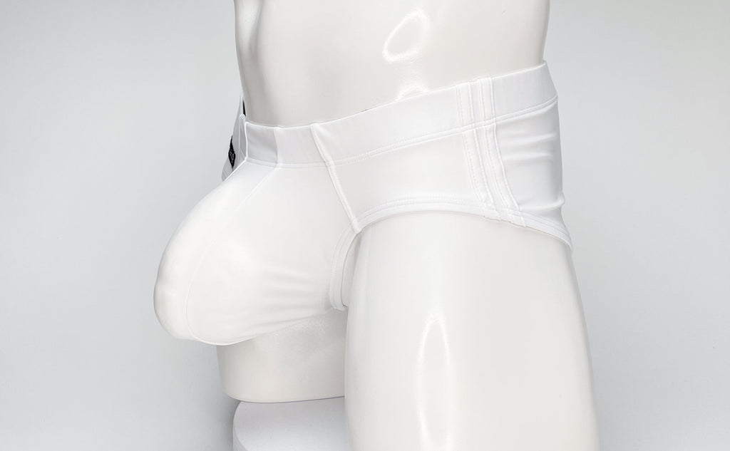 WildmanT Big Boy Pouch Swim Brief White - DealByEthan.gay loves WildmanT