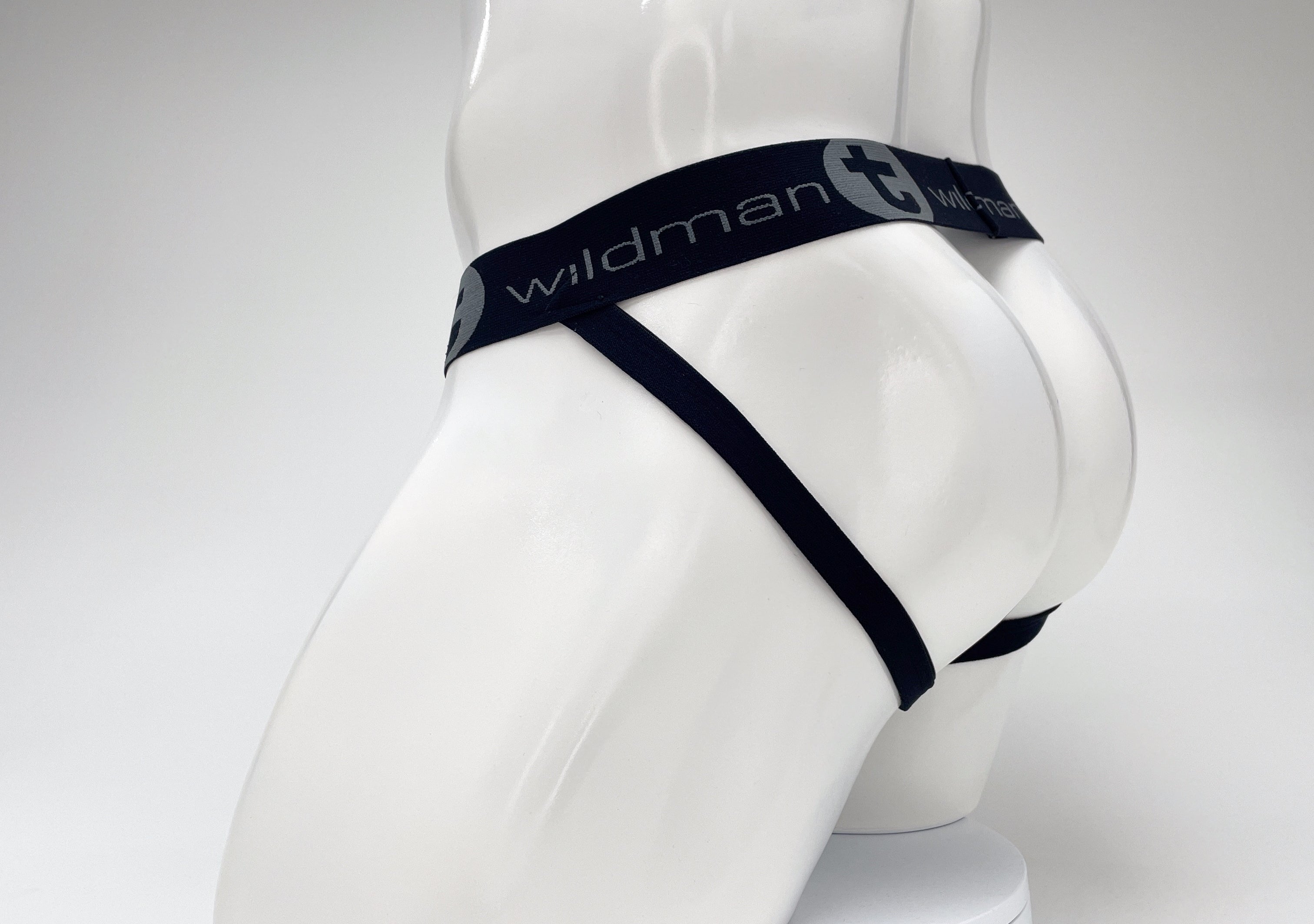 WildmanT Cotton Big Boy Pouch Stripe Jockstrap Royal Blue/Baby Blue - DealByEthan.gay loves WildmanT