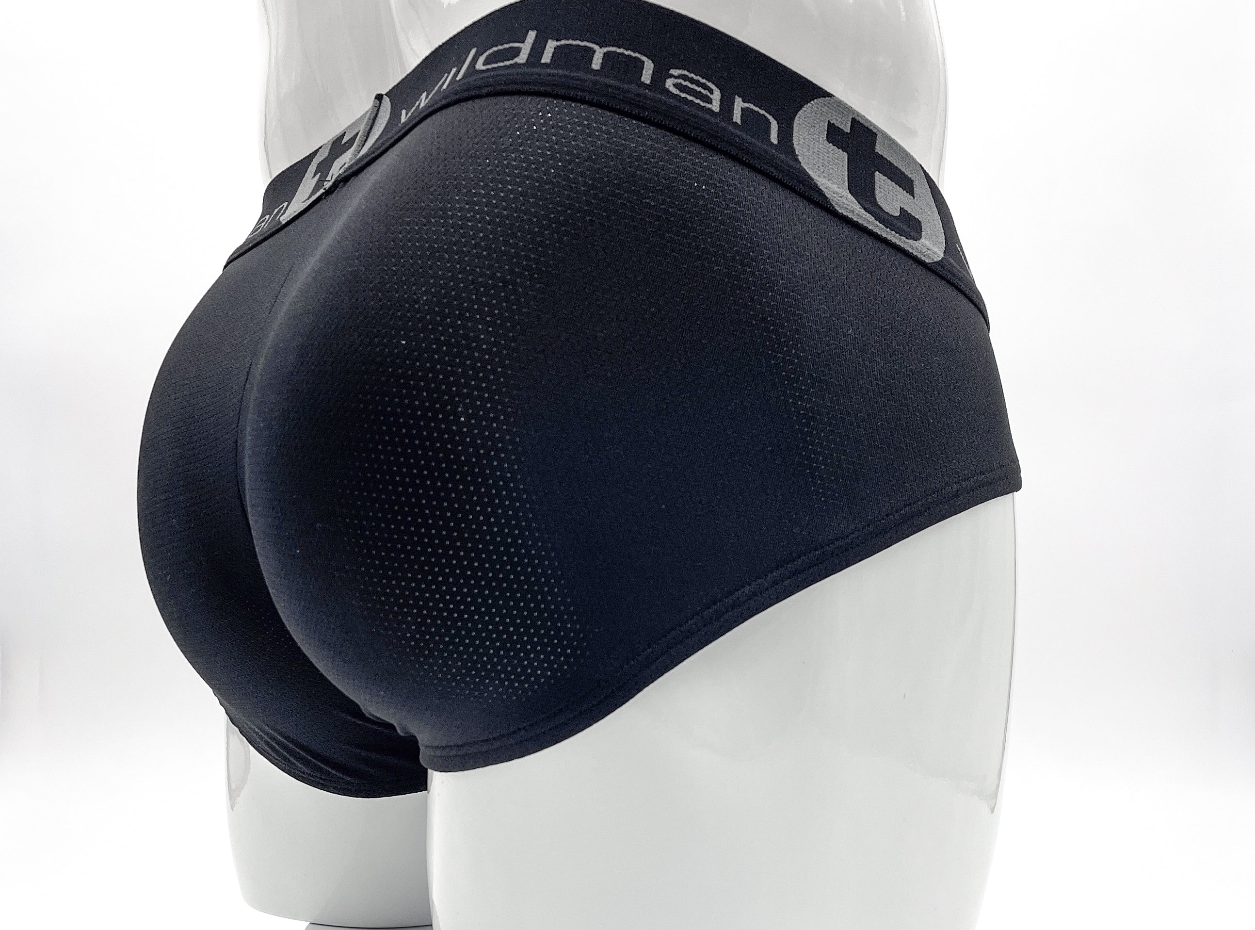 WildmanT Mesh Big Boy Pouch Brief Black - DealByEthan.gay