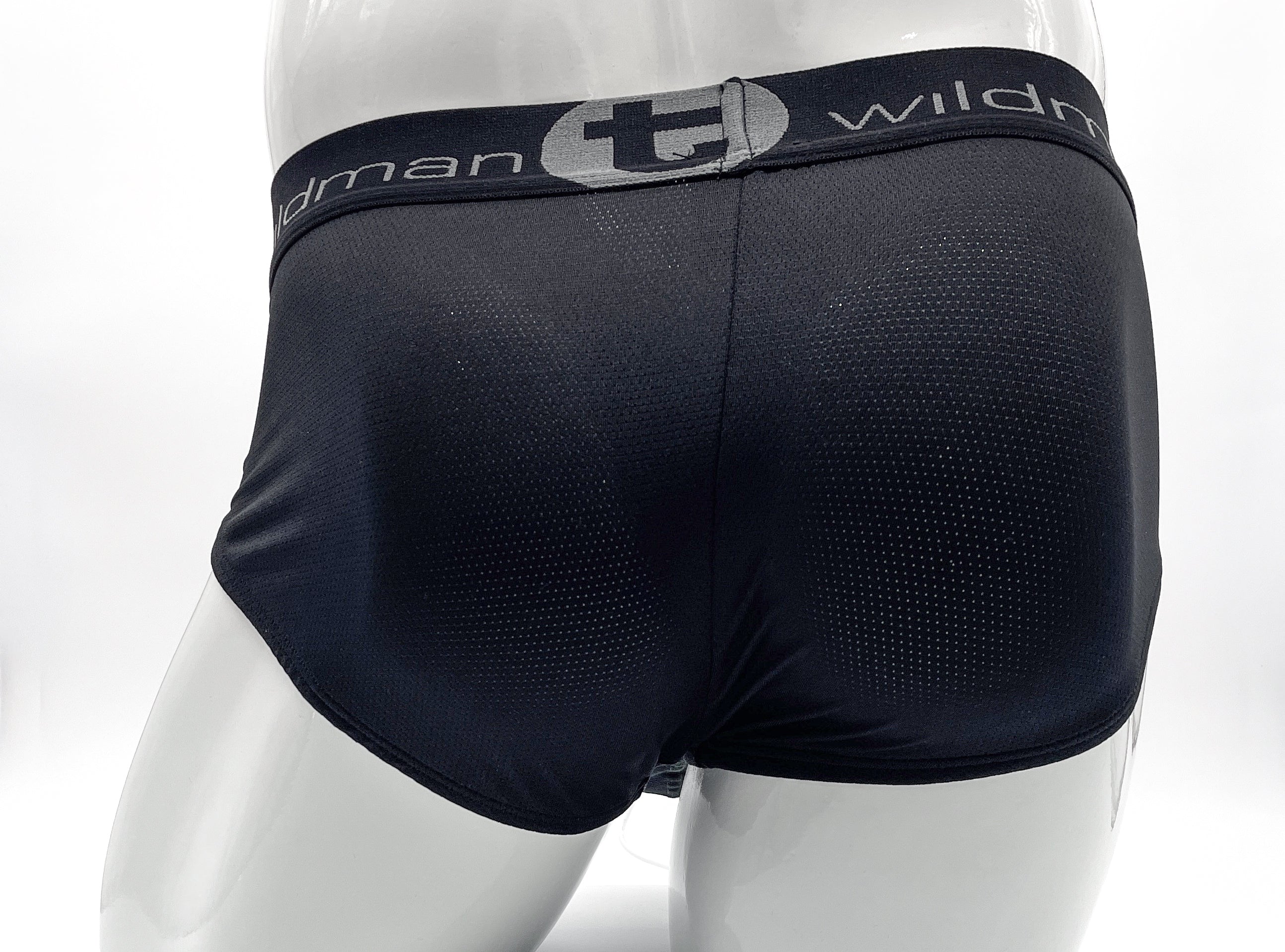 WildmanT Mesh Big Boy Pouch Brief Black - DealByEthan.gay