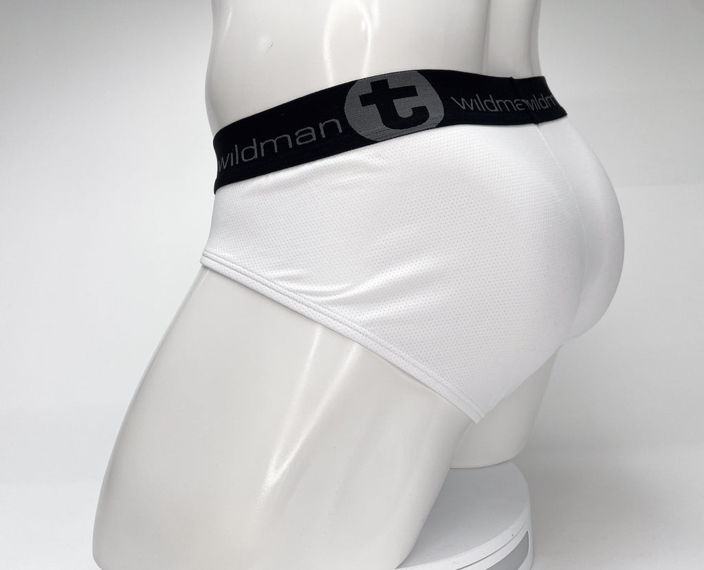 WildmanT Mesh Monster Cock Brief White - DealByEthan.gay