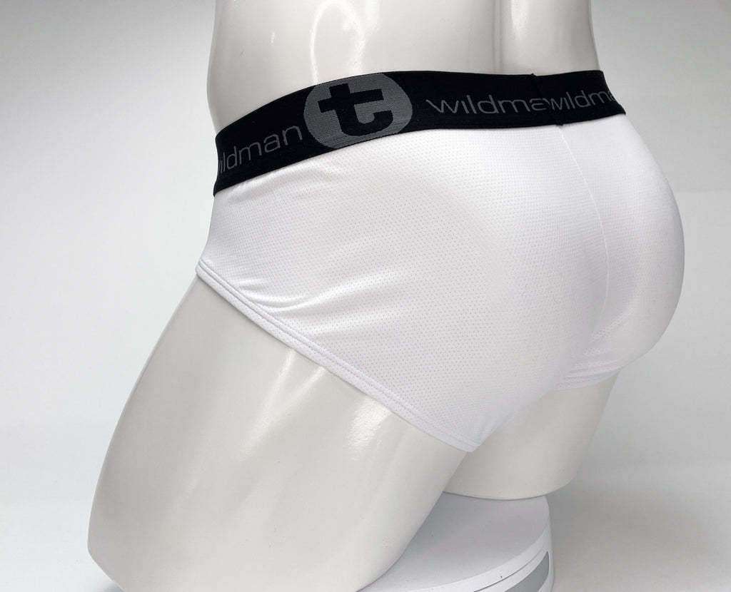 WildmanT Mesh Monster Cock Brief White - DealByEthan.gay