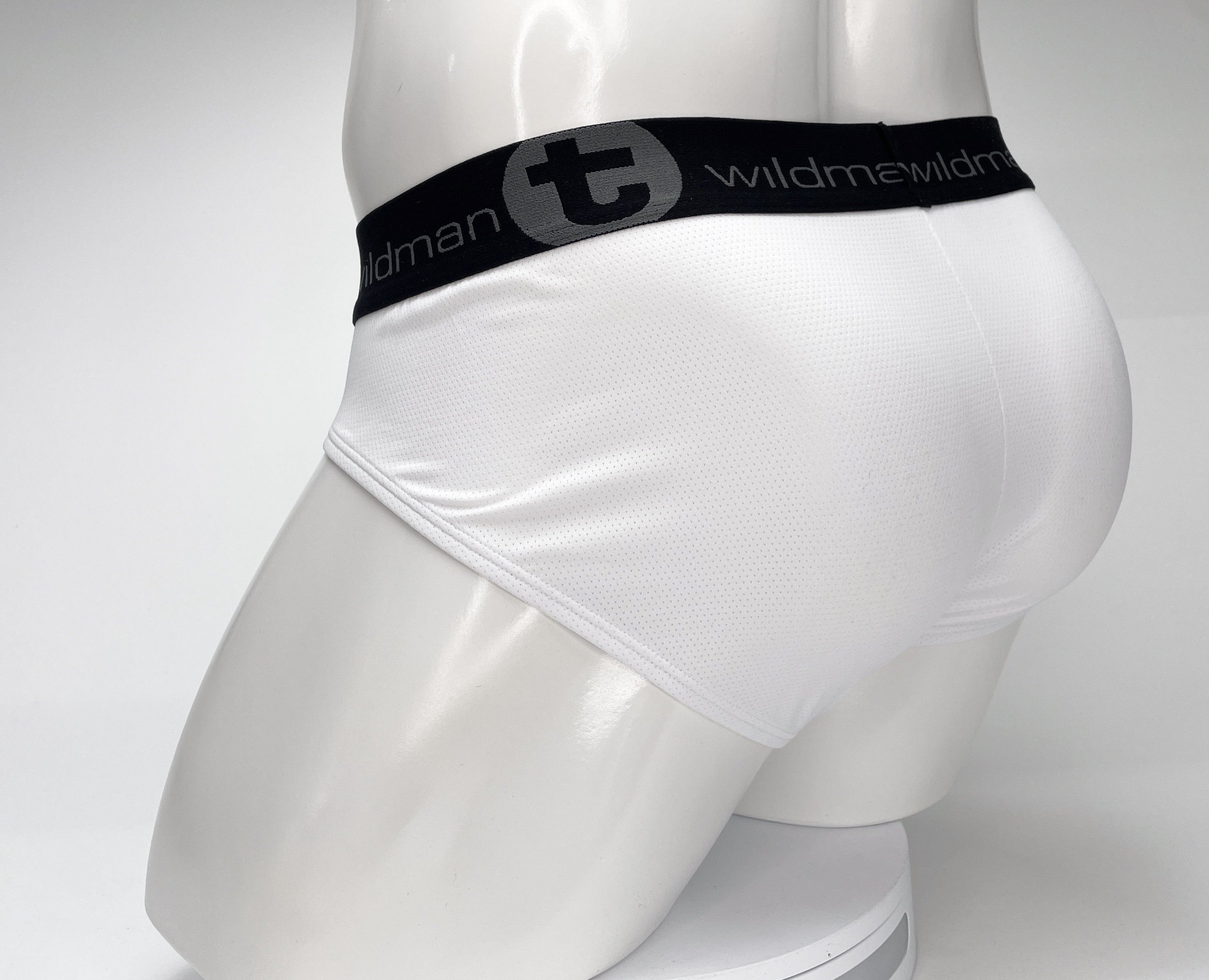 WildmanT Mesh Monster Cock Brief White - DealByEthan.gay