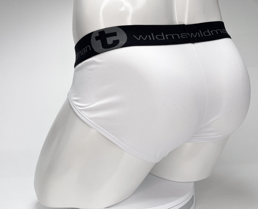 WildmanT Mesh Monster Cock Brief White - DealByEthan.gay